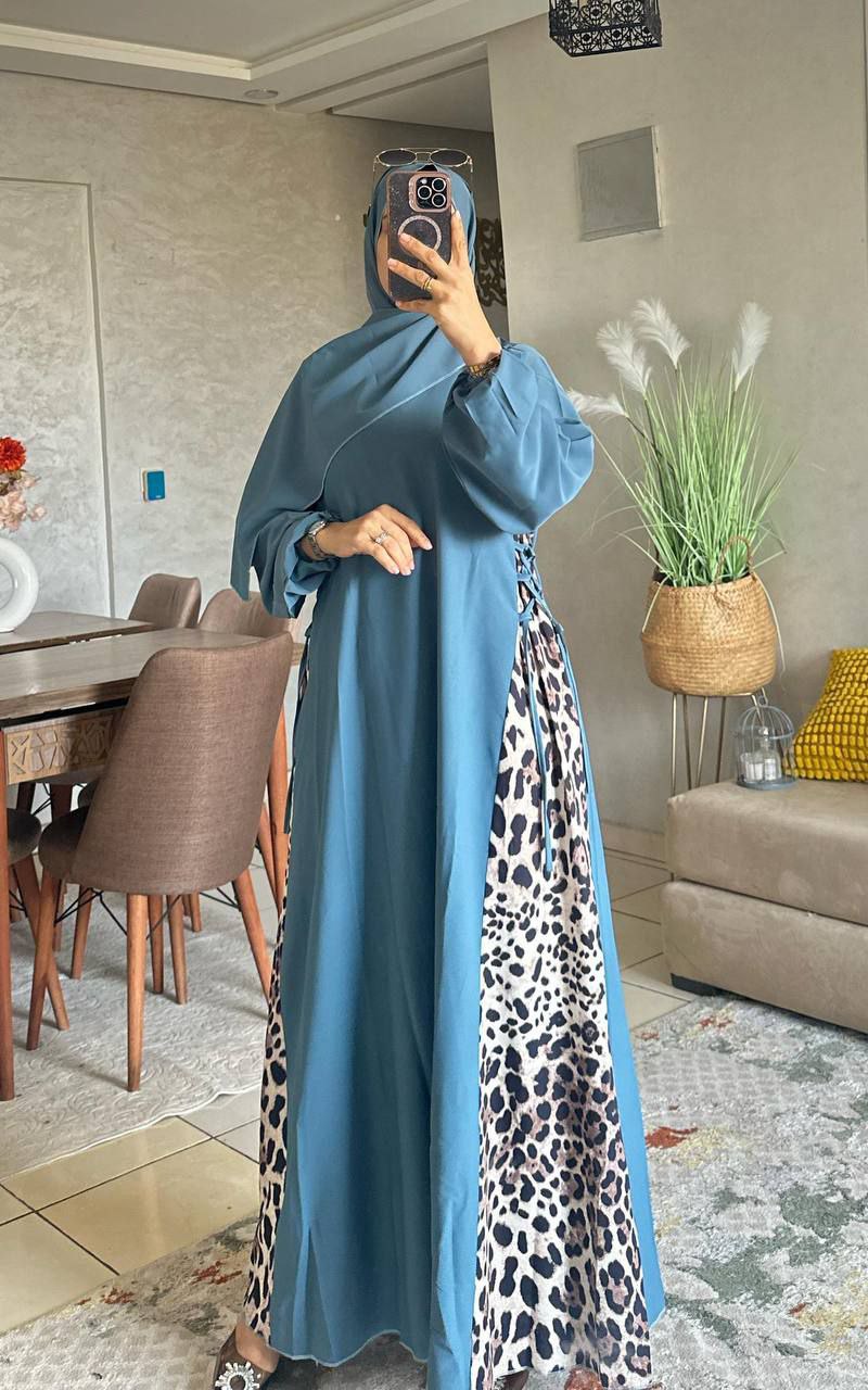 Abaya Crepe Rosa M3