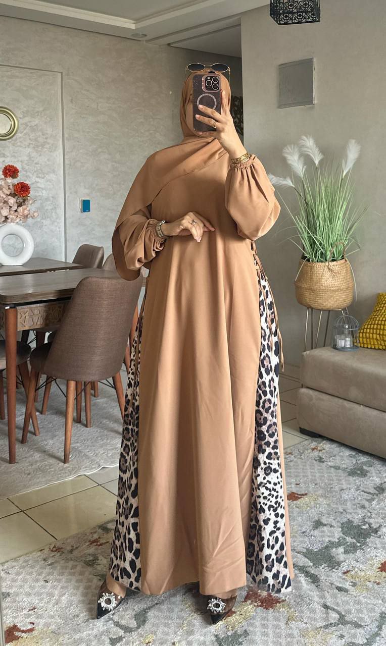 Abaya Crepe Rosa M3