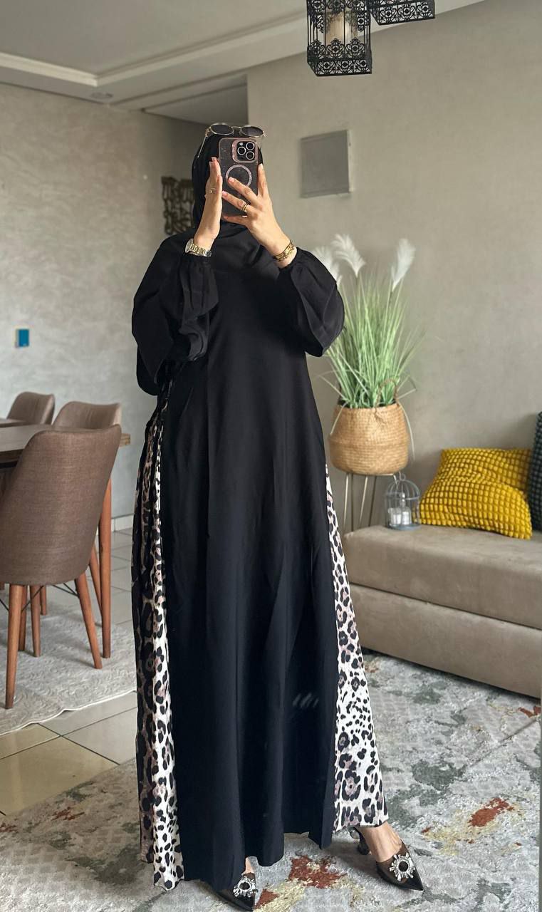 Abaya Crepe Rosa M3