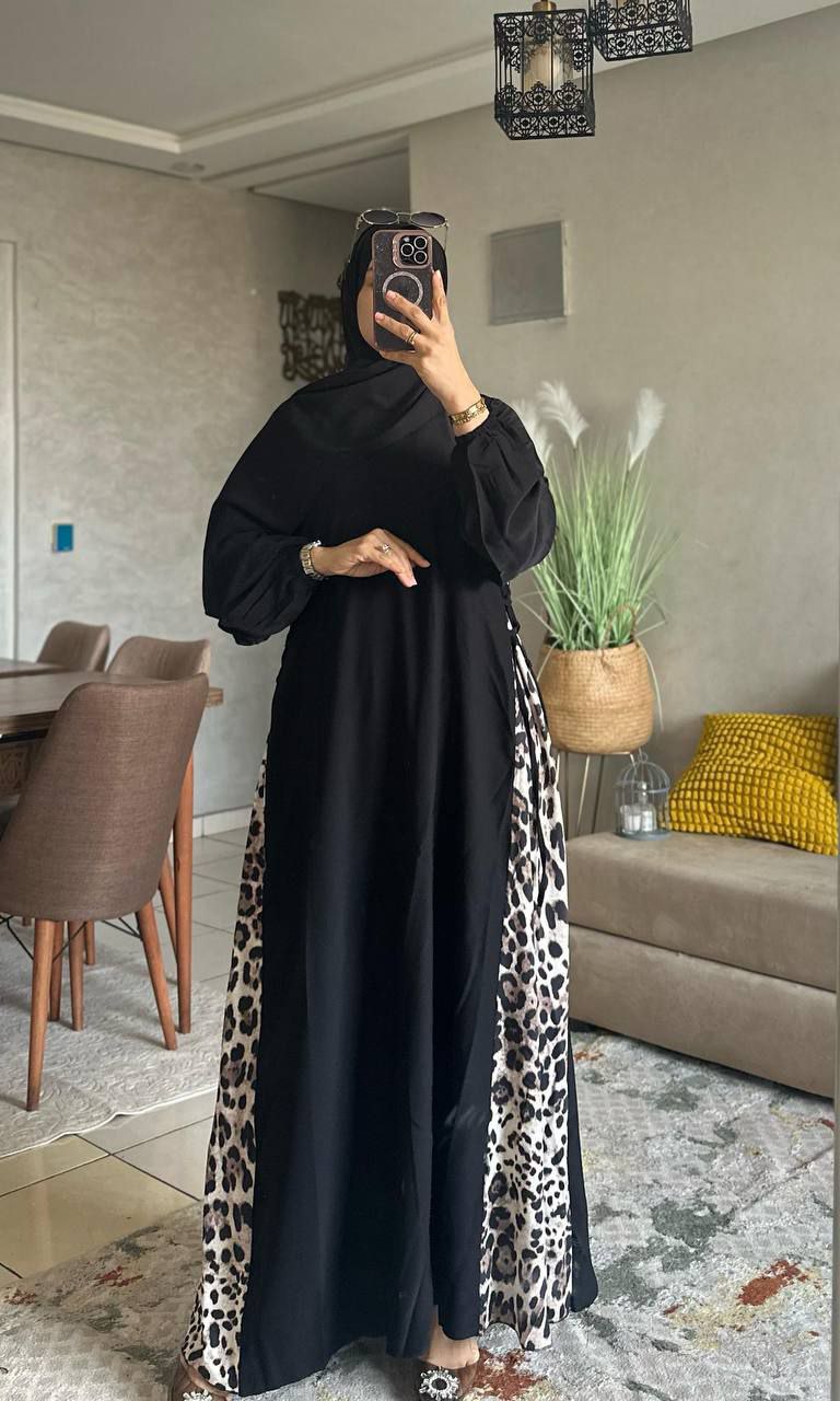 Abaya Crepe Rosa M3